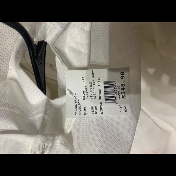 Strapless Ruched Mermaid Tulle Wedding Dress - Picture 8 of 9